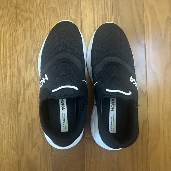 Hoka One One Women's Ora Recovery Shoe 2 Sz US 9 Black White BWHT 1119398 - Picture 8 of 9